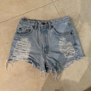 Furst of a Kind denim shorts